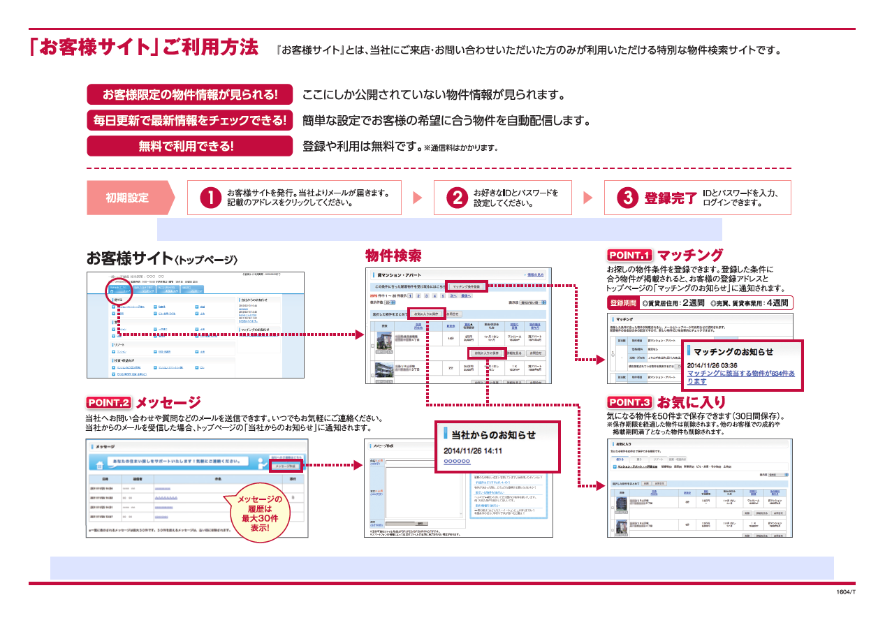 お客様サイト